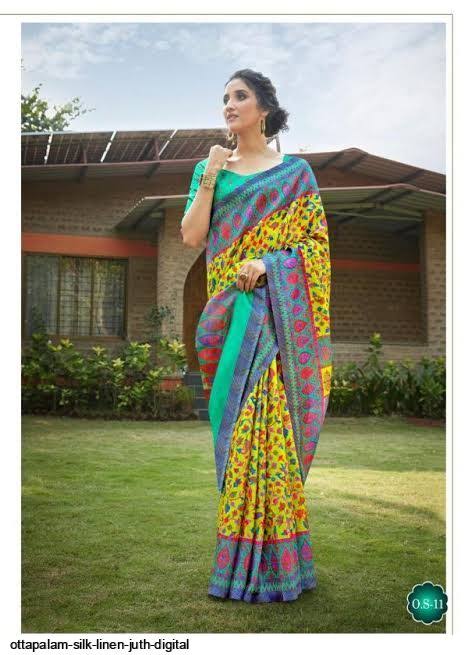 Ottapalam By Shvetambar 01-012 Printed Daily Wear Sarees Catalog